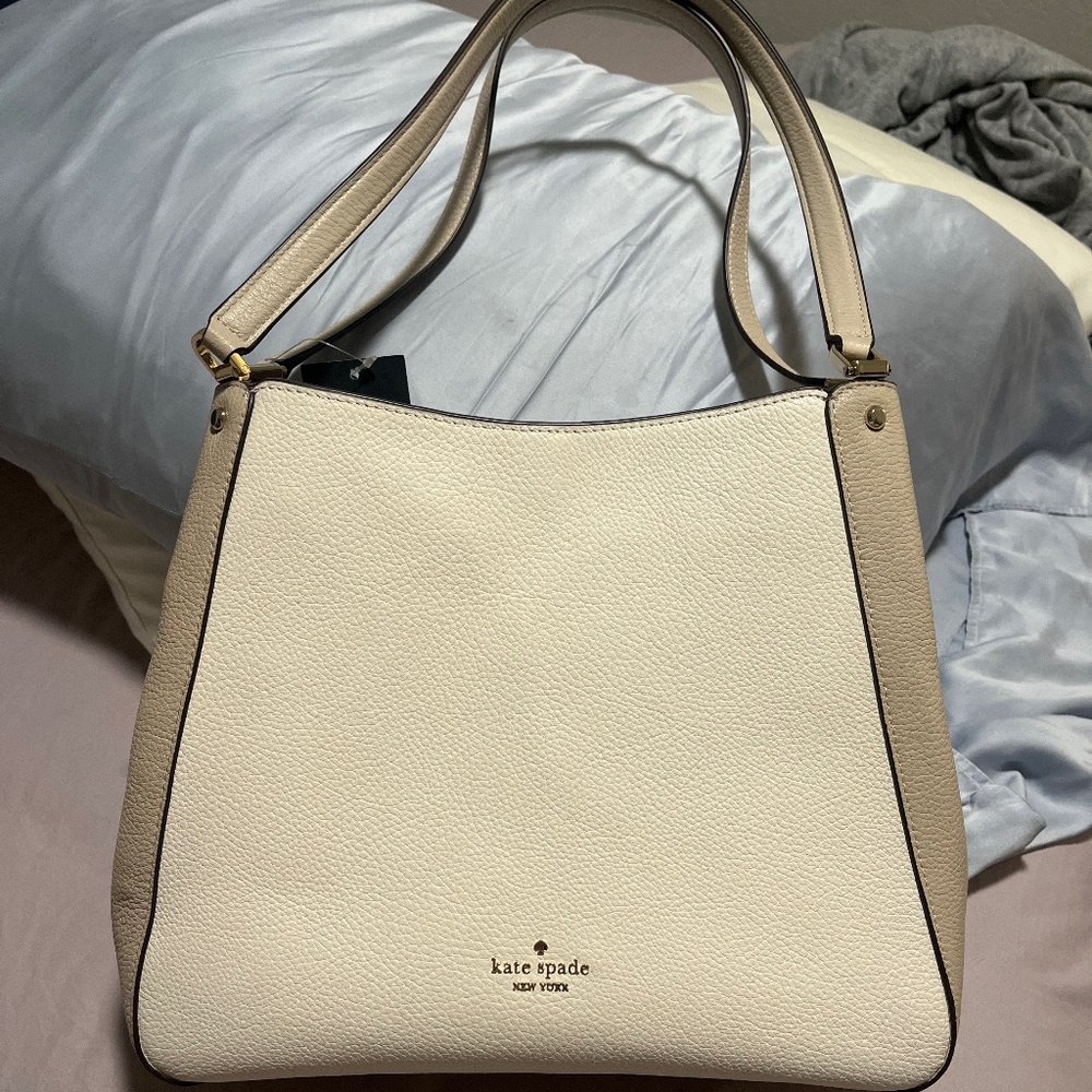 Kate Spade, leather triple compartment, Handbag